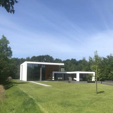 Moderne villa Plan Parcours